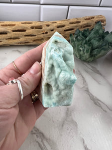 Blue Aragonite Tower