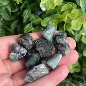 Tumbled Emerald