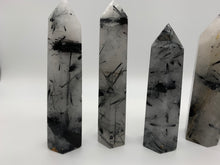 Load image into Gallery viewer, Black Tourmaline &amp; Quartz Tower (3-4 inch)