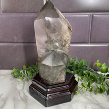 Load image into Gallery viewer, Garden Quartz Twin Tower With Stand