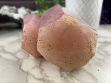 Load image into Gallery viewer, Rose Quartz Twin Tower