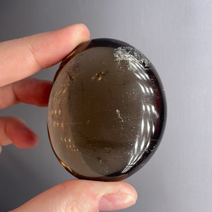 Smoky Quartz Palm Stone