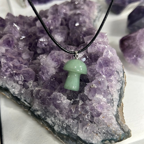 Crystal Mushroom Necklace