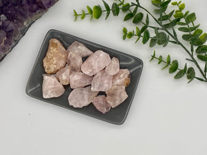 Raw Rose Quartz | Natural Rose Quartz Crystal | Quartz Crystal | Rocks & Minerals