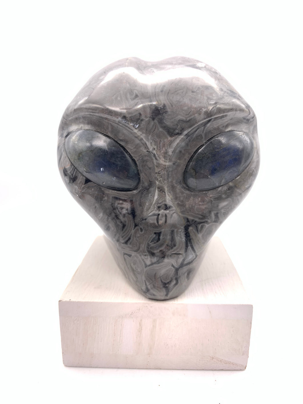 Jasper Alien Skull