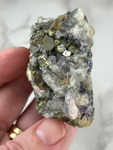 Load image into Gallery viewer, Pyrite, Quartz and Fluorite Specimen