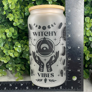 Witchy Vibes Glass Tumbler By Thistle River