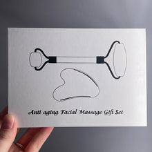 Load image into Gallery viewer, Rose Quartz Facial Massage Gift Set