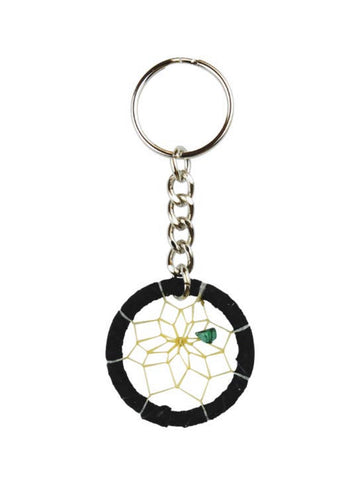 Black Dreamcatcher Keychain
