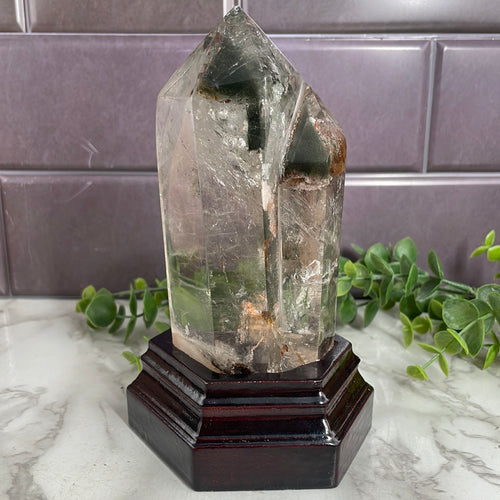 Garden Quartz Twin Tower With Stand