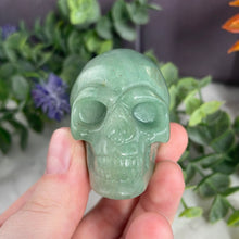 Load image into Gallery viewer, Green Aventurine Skull