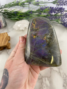 Purple Flash Labradorite Freeform